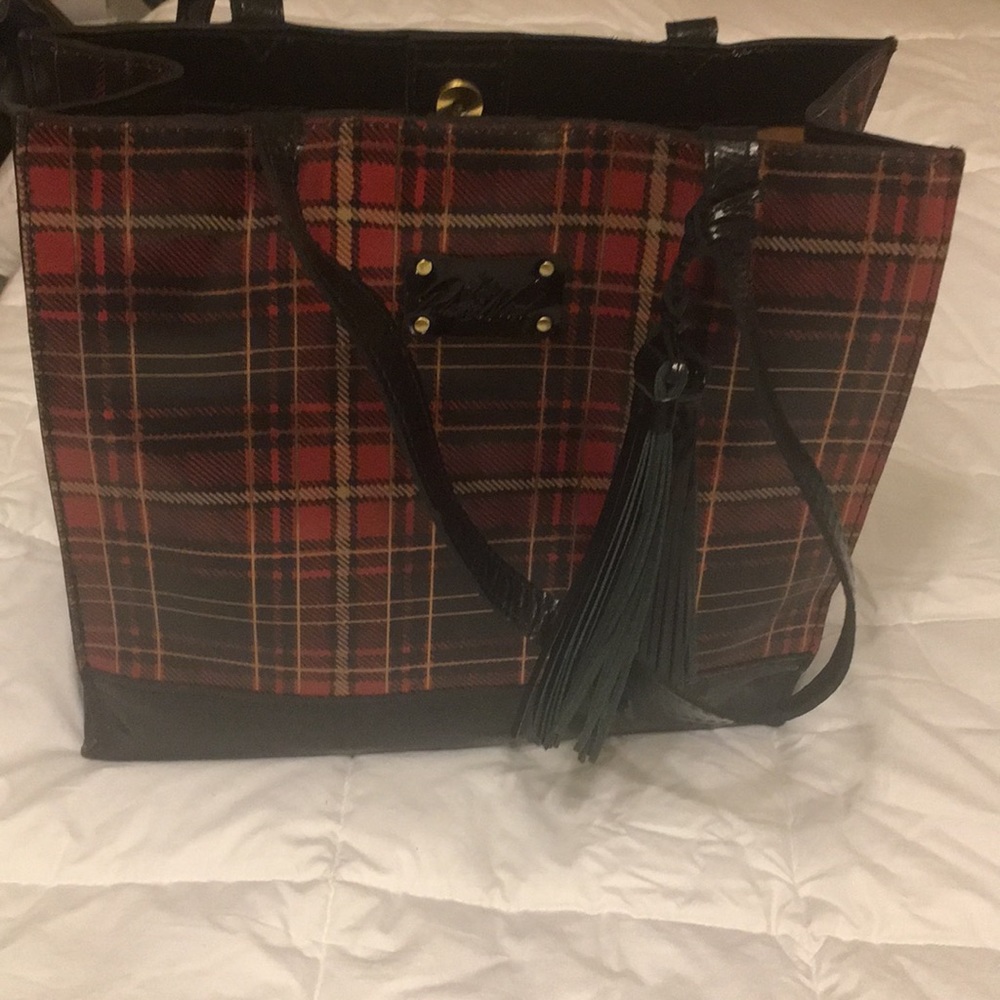 Patricia Nash tote tartan plaid
